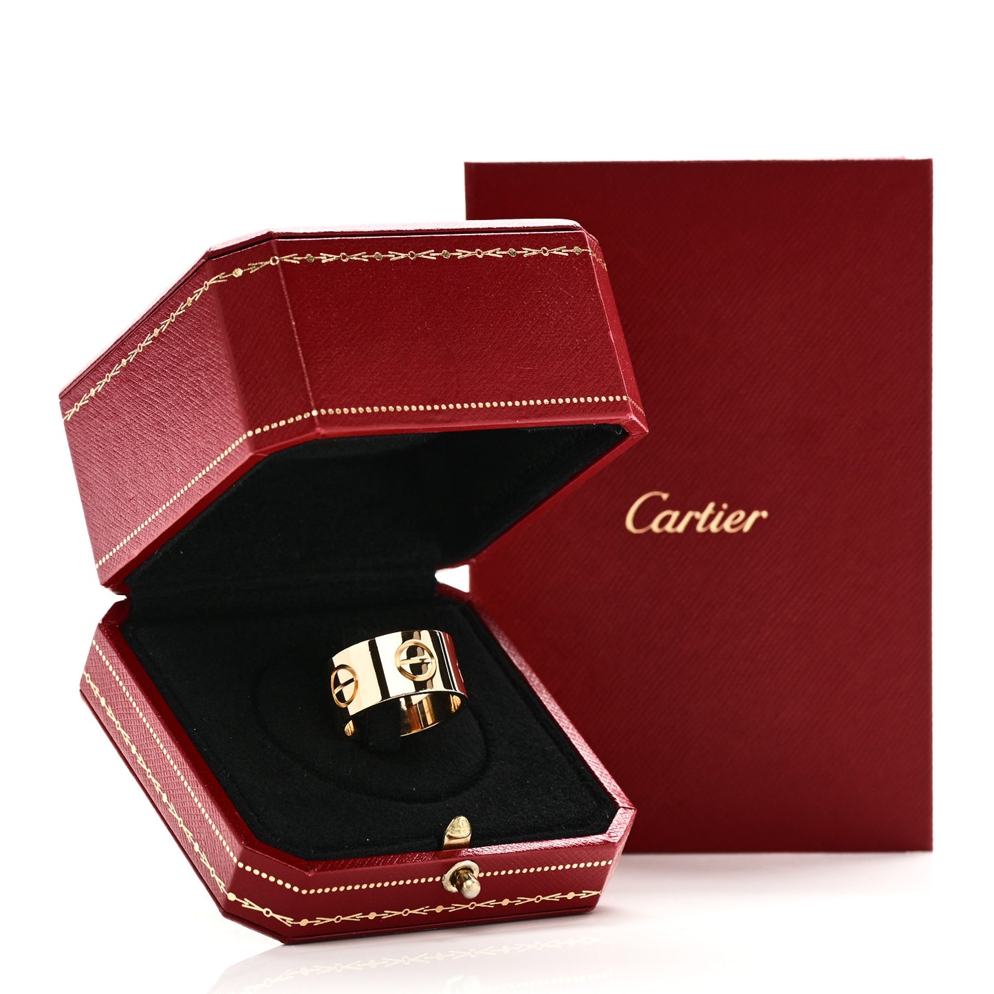 18K Yellow Gold 11mm LOVE Ring 61 9.75