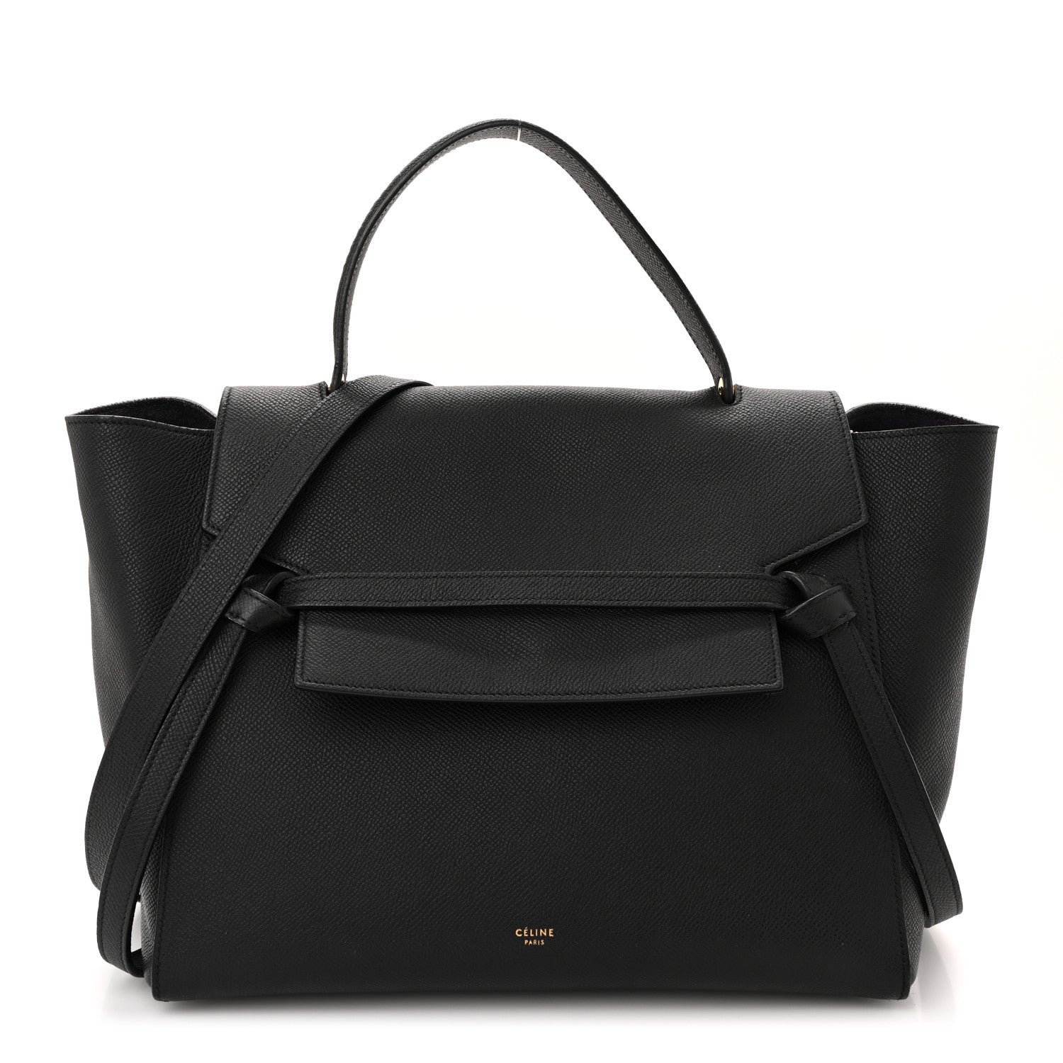 Celine Grained Calfskin Mini Belt Bag Black 1 of 11