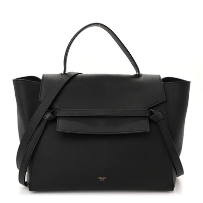 Celine Grained Calfskin Mini Belt Bag Black 1 of 11