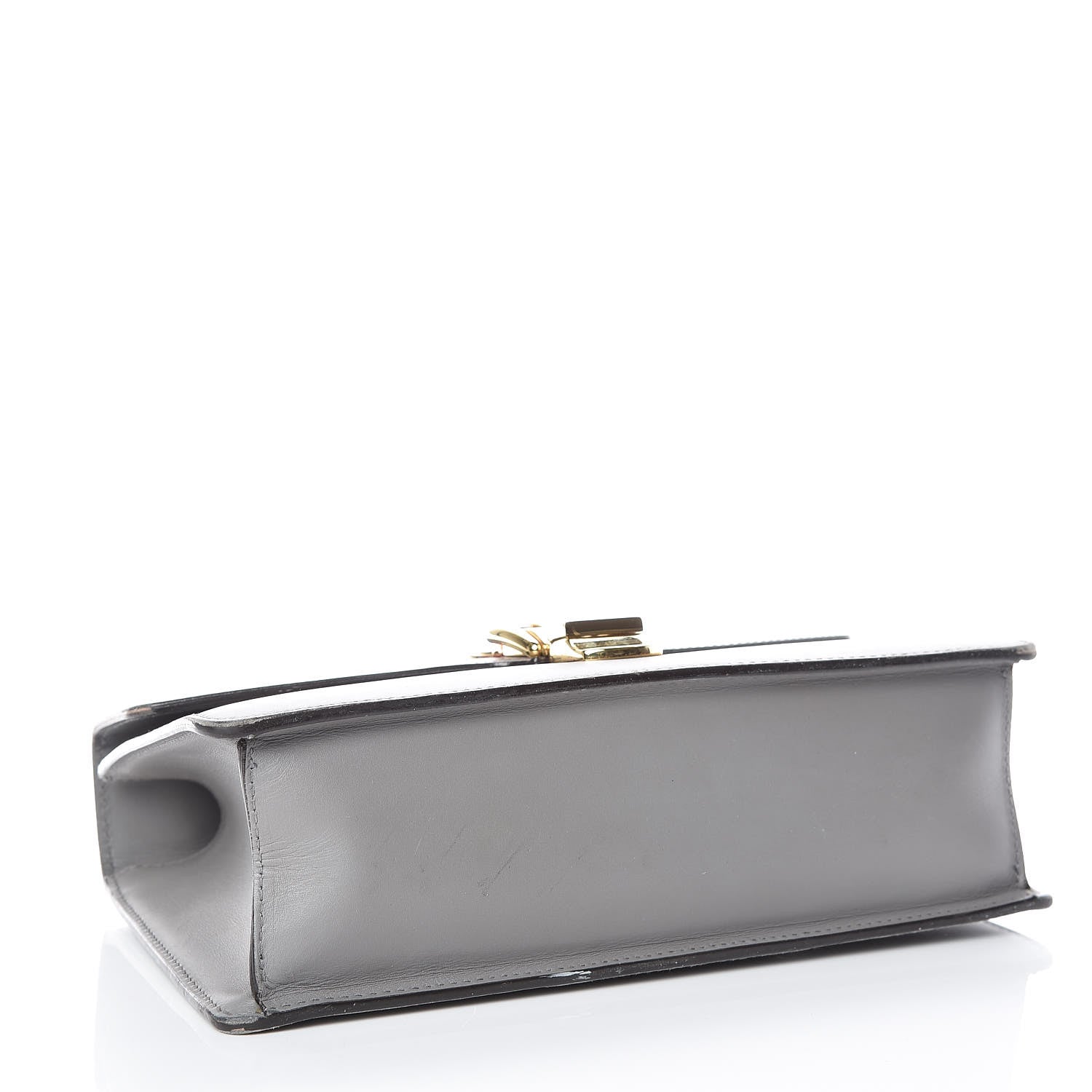 Gucci Calfskin Small Sylvie Shoulder Bag Deep Grey 6 of 30