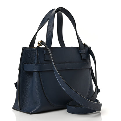 Loewe Calfskin Mini Gate Tote Navy 3 of 8