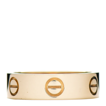 Cartier 18K Yellow Gold 5.5mm LOVE Ring 54 6.75 1 of 5
