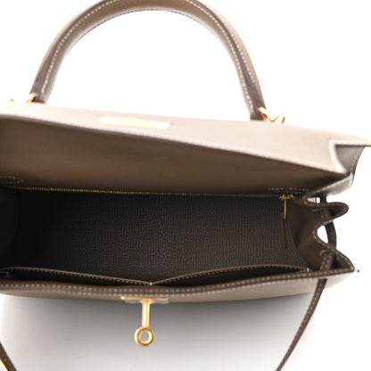 Hermes Epsom Kelly Sellier 28 Etoupe 5 of 11