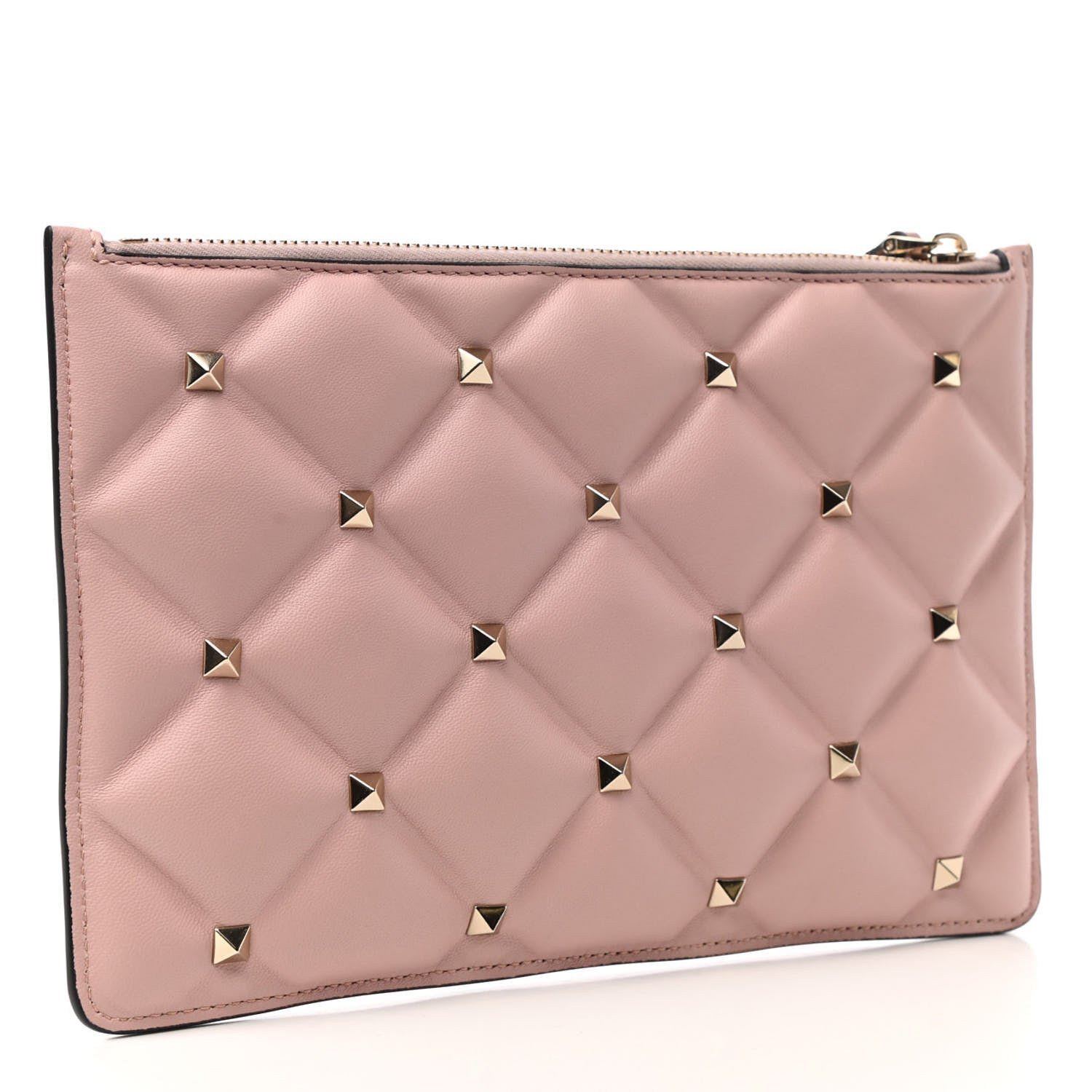Valentino Garavani Nappa Small Candystud Zip Pouch Poudre 3 of 7