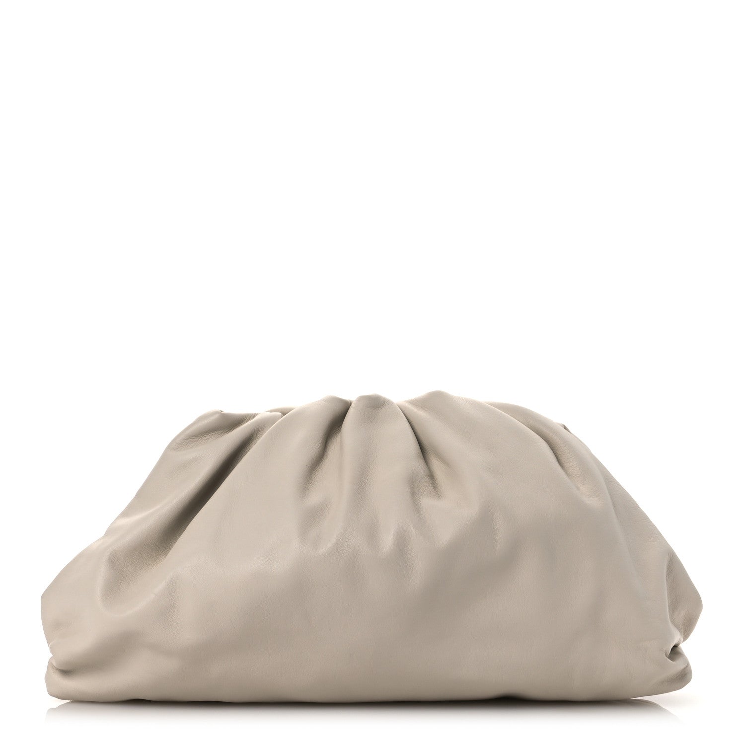 Bottega Veneta Smooth Butter Calf The Pouch Oversized Clutch Plaster 1 of 11