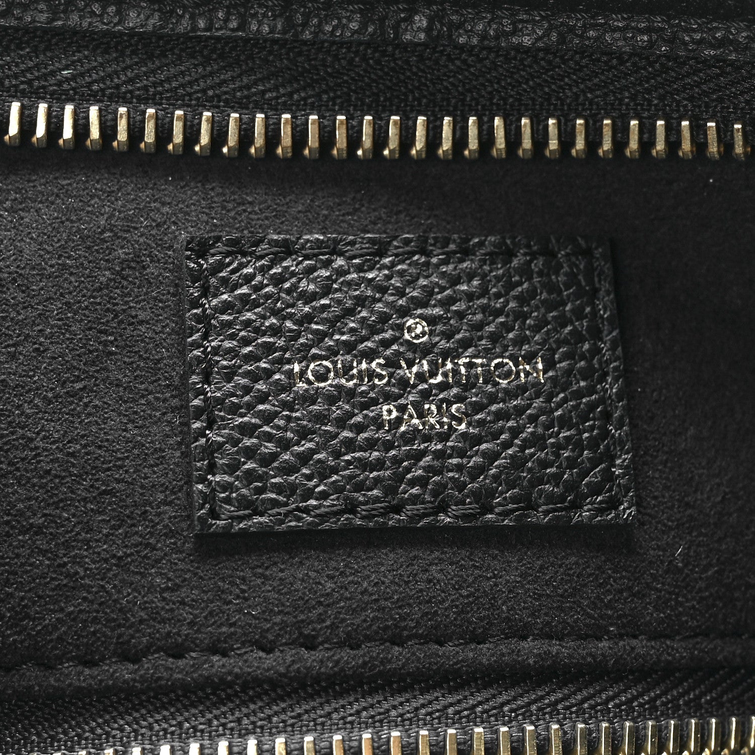 Louis Vuitton Empreinte Monogram Giant CarryAll MM Black 8 of 12