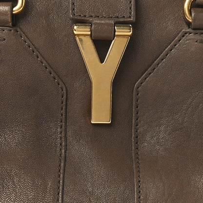 Saint Laurent Sheepskin Medium Cabas ChYc Taupe 7 of 10