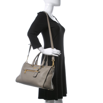 Prada Vitello Daino Shopping Satchel Argilla 2 of 18