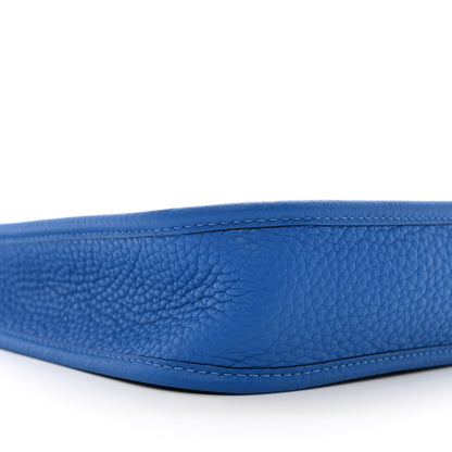 Hermes Taurillon Clemence Evelyne TPM Bleu Zellige 9 of 11