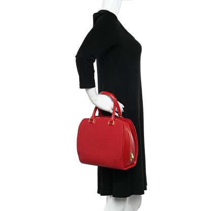 Louis Vuitton Epi Pont-Neuf Castillan Red 2 of 10