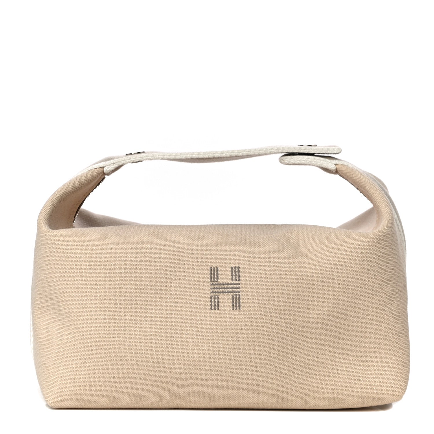 Hermes Canvas Large Bride-A-Brac Pouch Natural 1 of 9