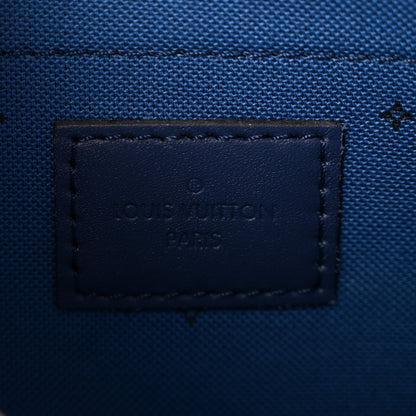 Louis Vuitton Monogram Escale Neverfull MM GM Pochette Blue 6 of 9