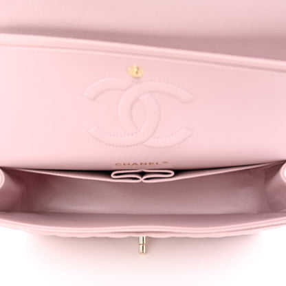 Chanel Caviar Quilted Medium Double Flap Light Pink 5 of 11