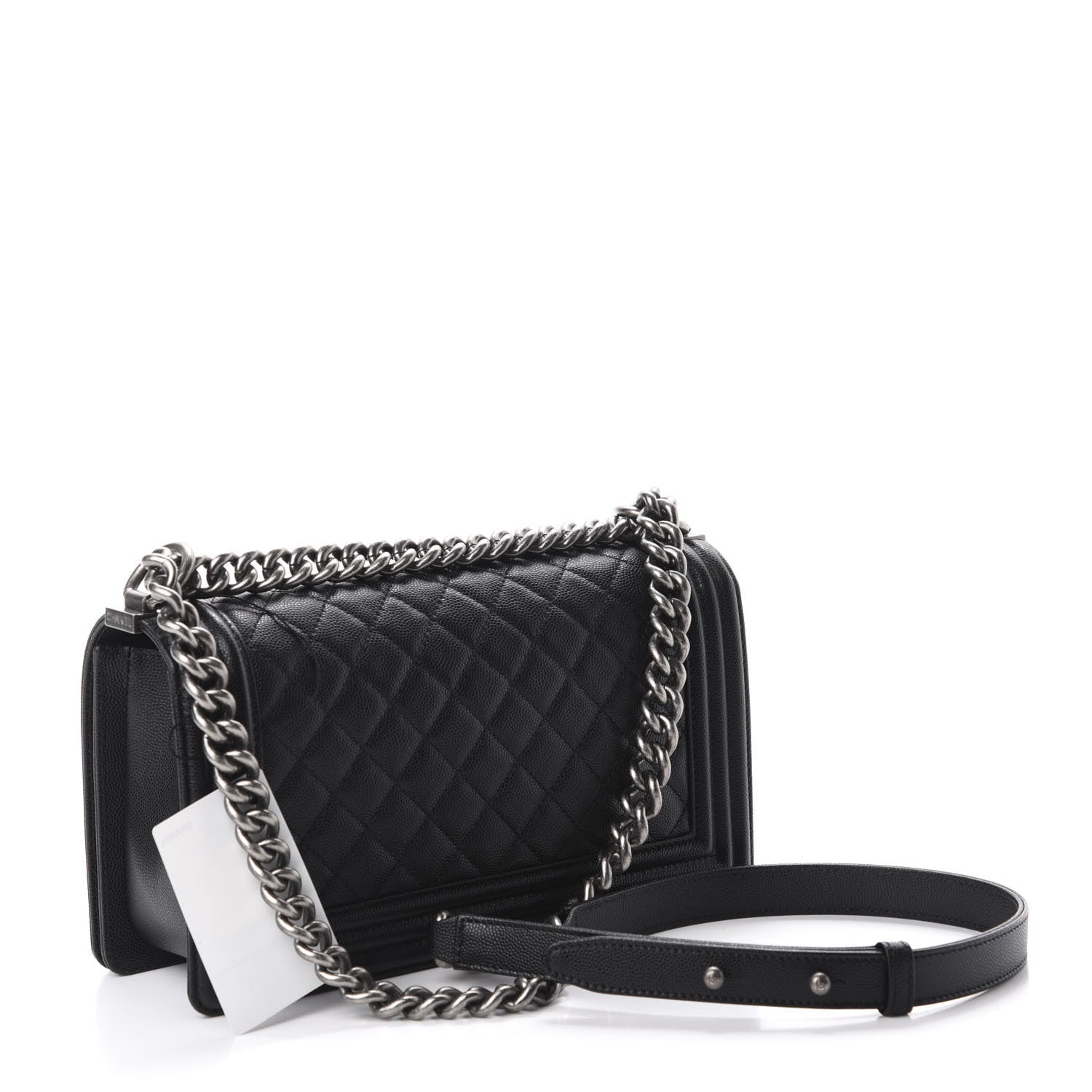 Chanel Caviar Quilted Medium Boy Flap Black 3 of 11