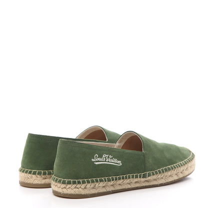 Louis Vuitton Suede Bidart Espadrilles 8 Green 4 of 7