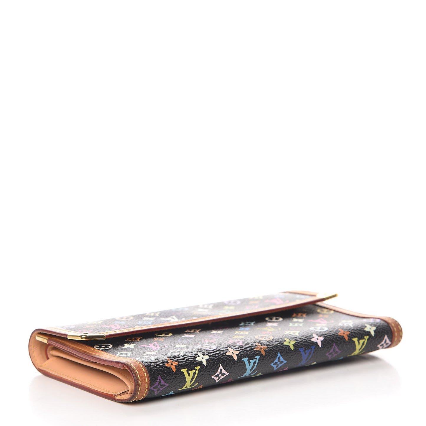 Monogram Multicolor Porte Tresor International Wallet Black
