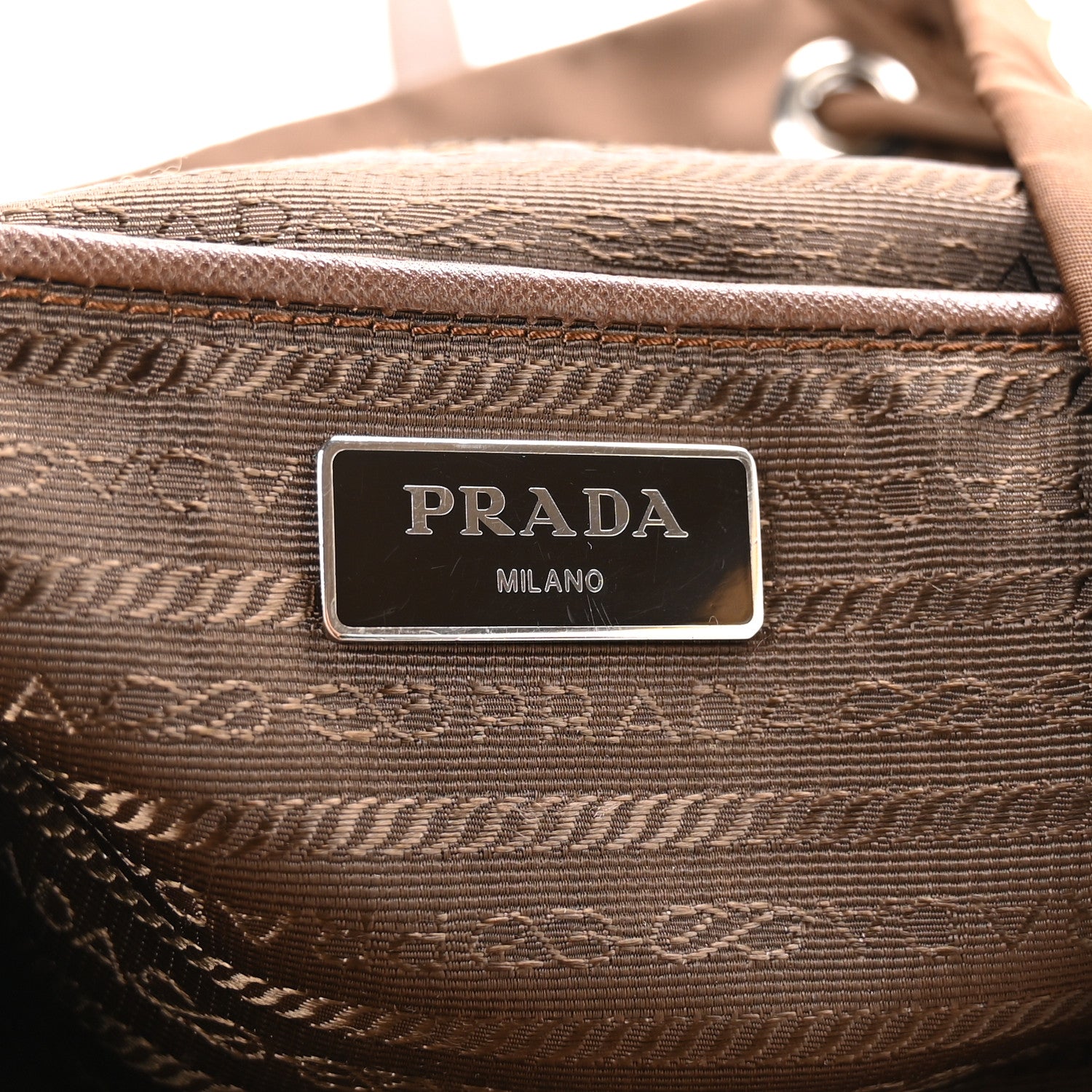 Prada Nylon Vela Medium Cinch Backpack Corinto 6 of 13