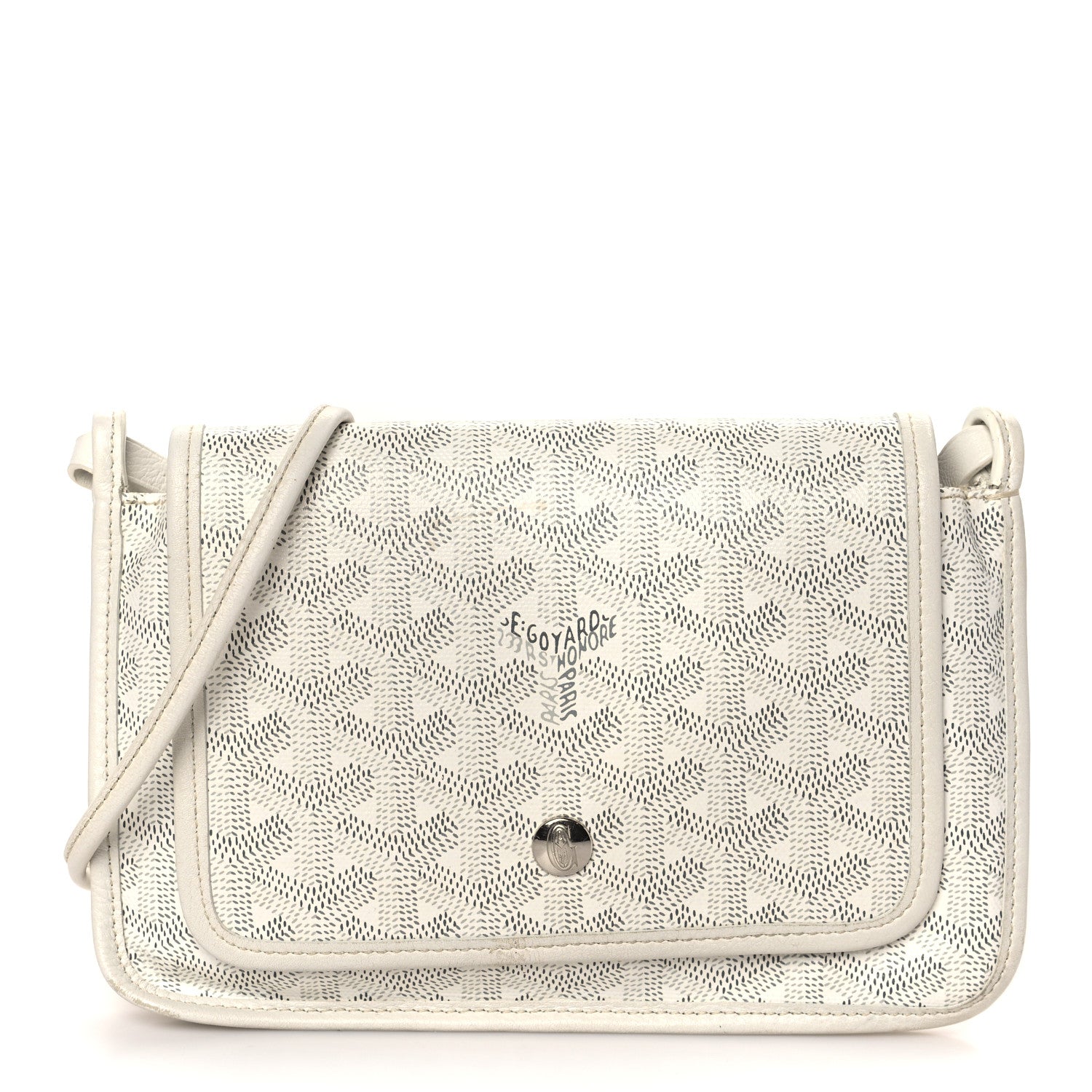 Goyard Goyardine Plumet Wallet Clutch White 1 of 8