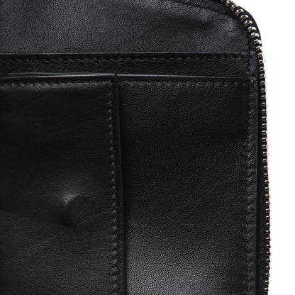 Proenza Schouler Metallic Crinkled Calfskin Zip Compact Wallet Silver 7 of 9