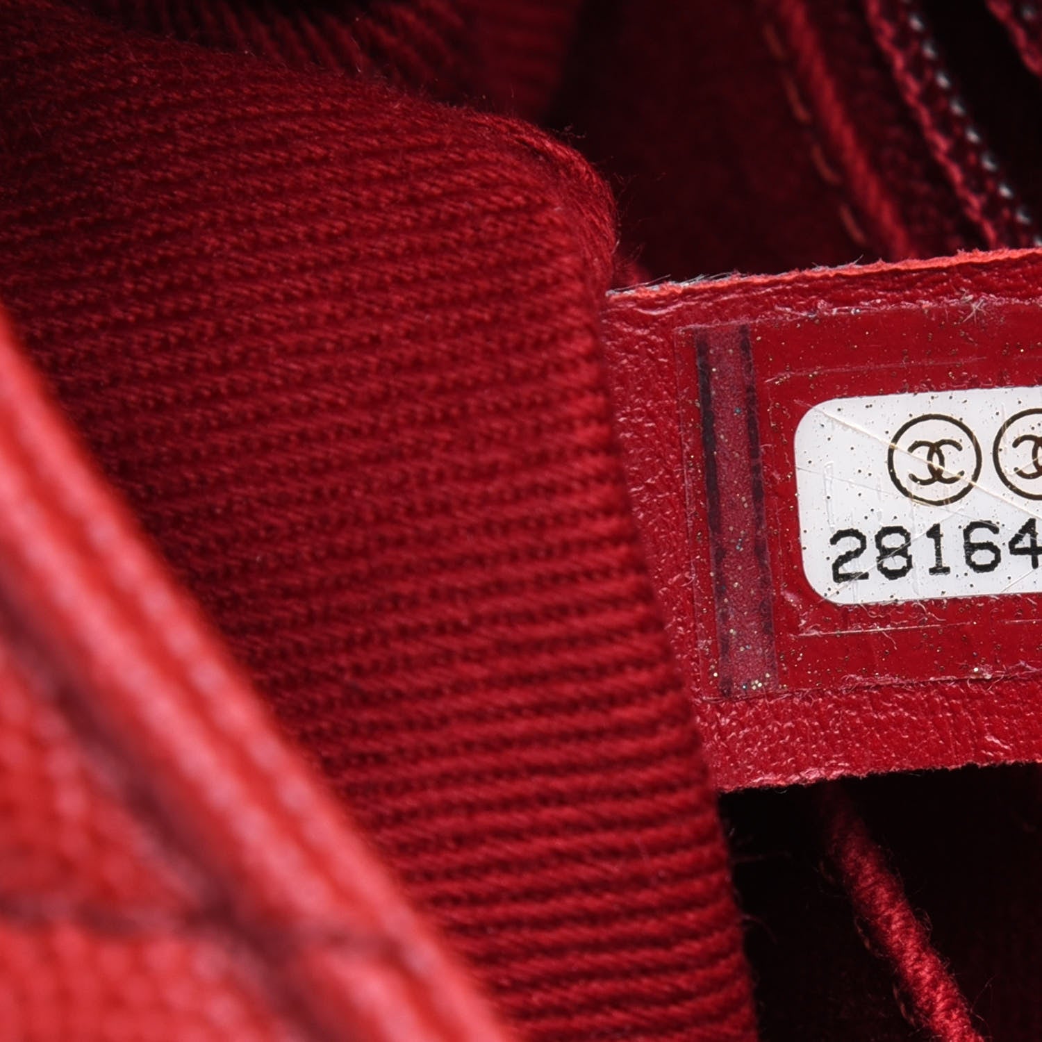 Chanel Caviar Lizard Embossed Quilted Mini Coco Handle Flap Red 6 of 19