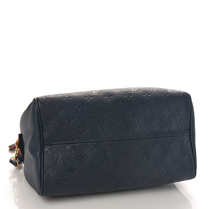 Louis Vuitton Empreinte Speedy Bandouliere 30 NM Marine Rouge 4 of 9