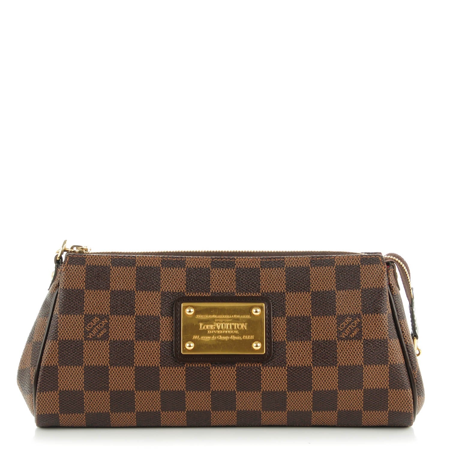 Louis Vuitton Damier Ebene Eva Clutch 1 of 7