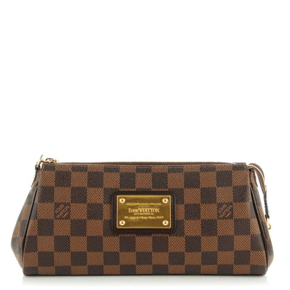 Louis Vuitton Damier Ebene Eva Clutch 1 of 7