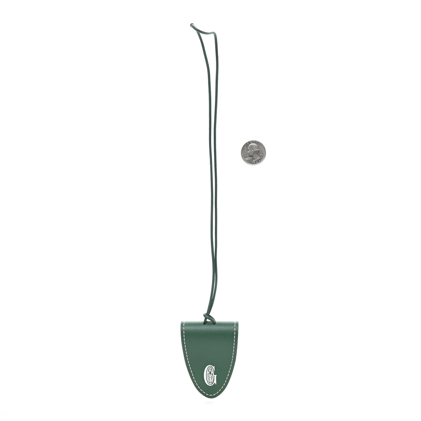 Calfskin Bag Clip Green