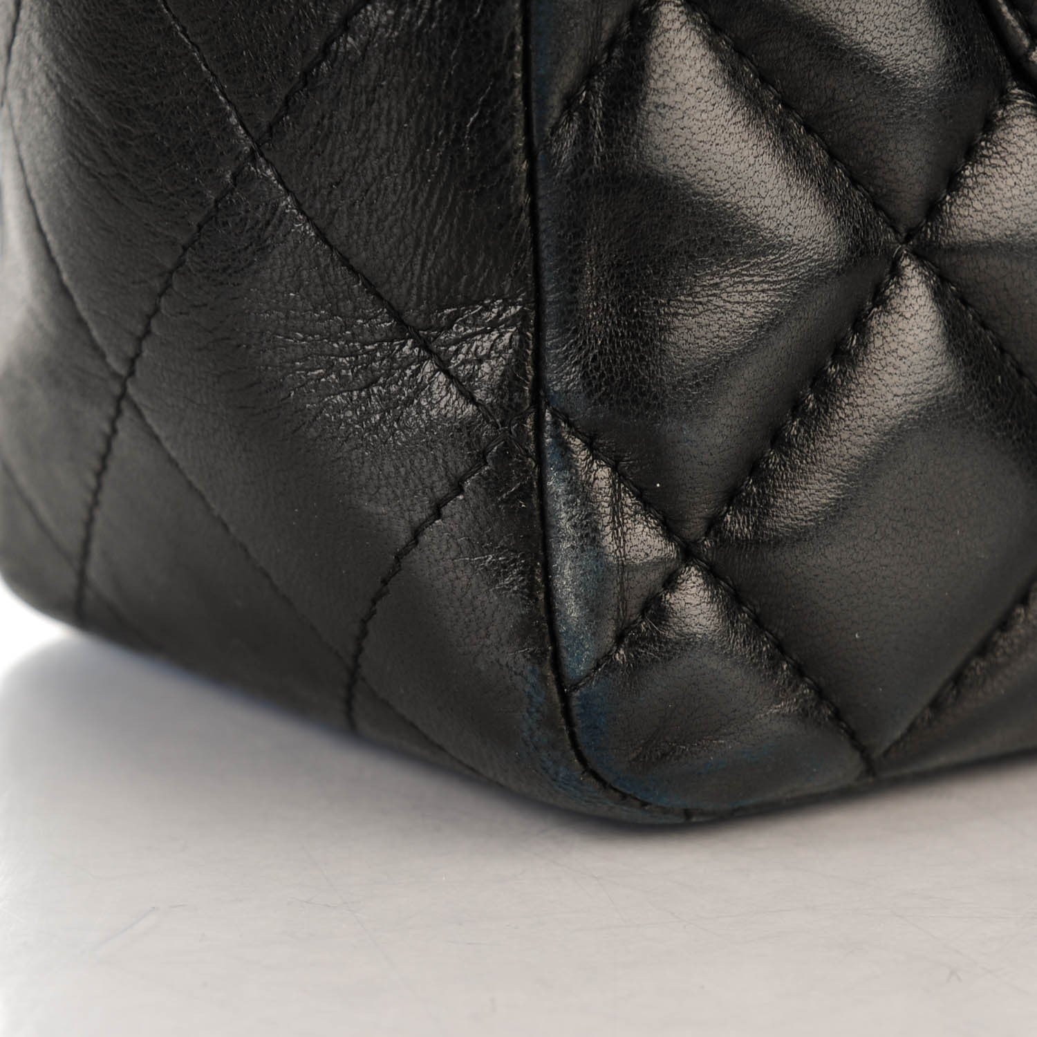Chanel Lambskin Quilted Jumbo Single Flap Black 8 of 9