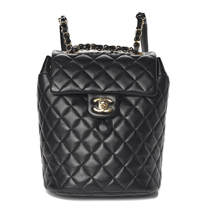Chanel Calfskin Quilted Mini Urban Spirit Backpack Black 1 of 9