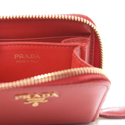 Prada Vitello Move Metal Coin Purse Lacca 6 of 8