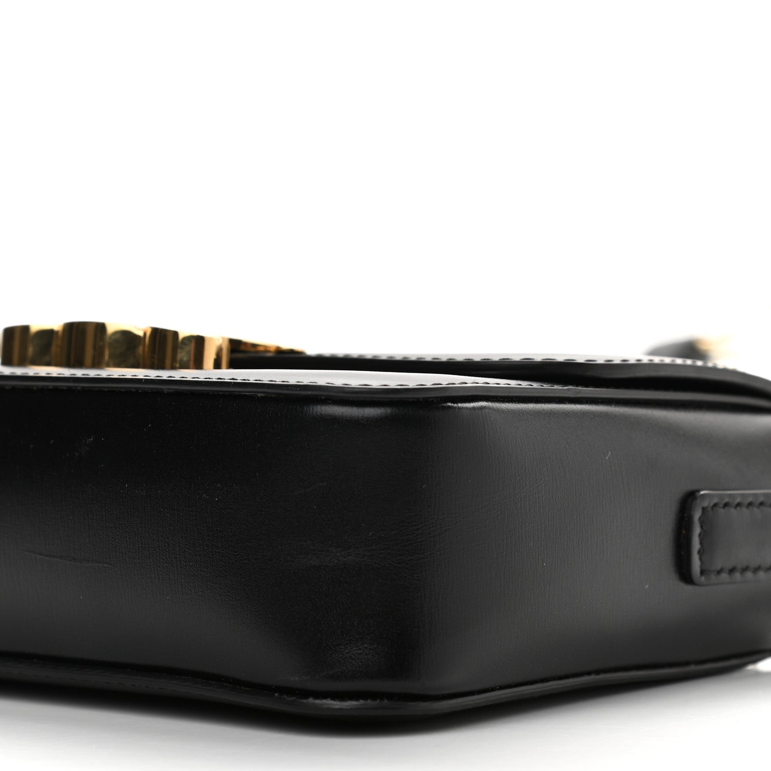 Celine Shiny Calfskin Nano Triomphe Black 10 of 11