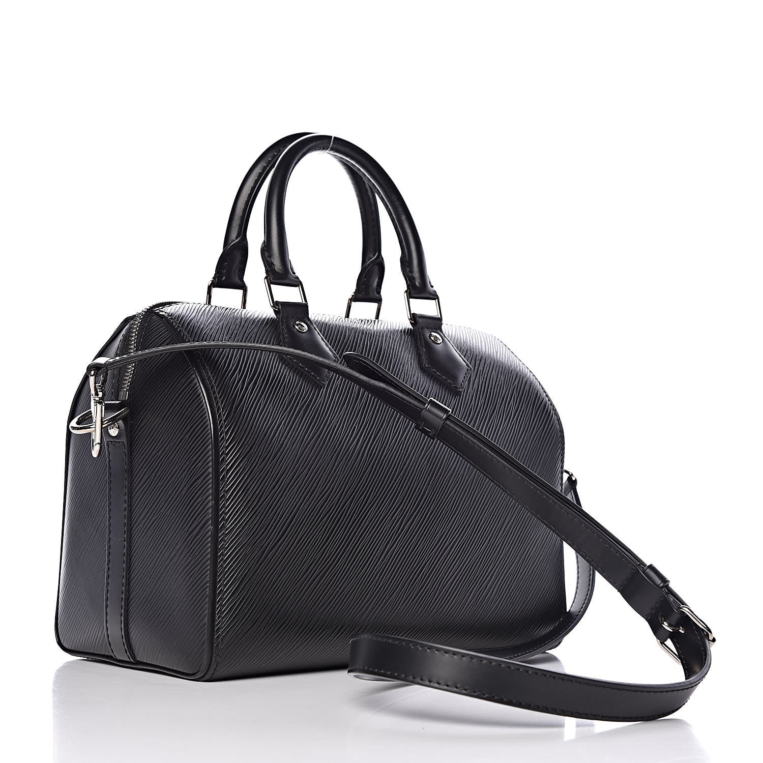 Louis Vuitton Epi Speedy Bandouliere 25 Black 4 of 10