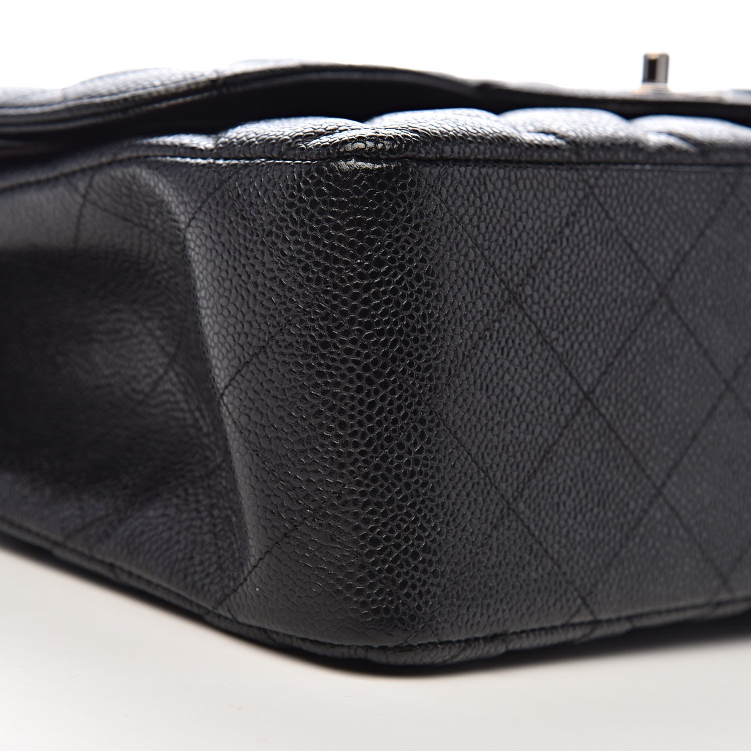 Chanel Caviar Quilted Jumbo Double Flap Black 8 of 11