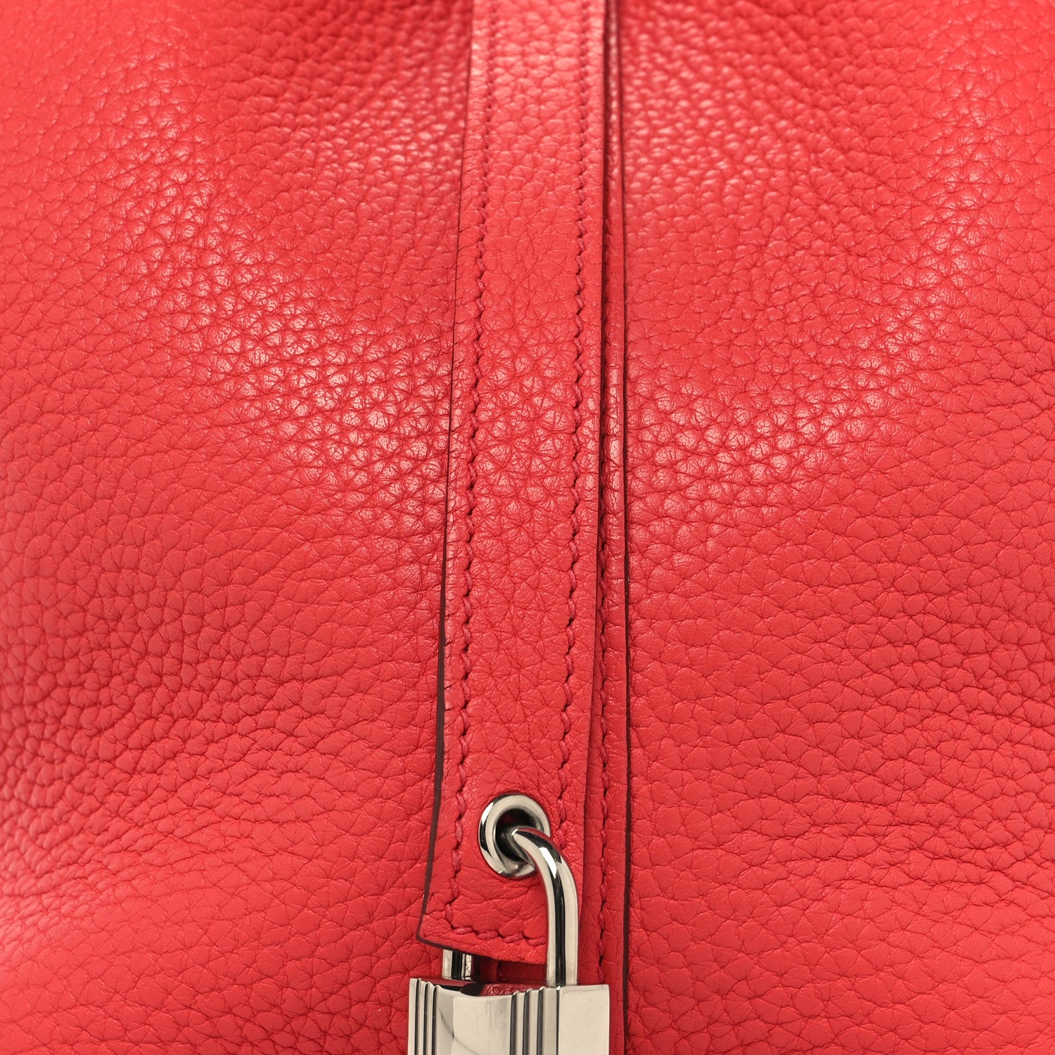 Hermes Taurillon Clemence Picotin Lock 18 PM Bougainvillea 8 of 12