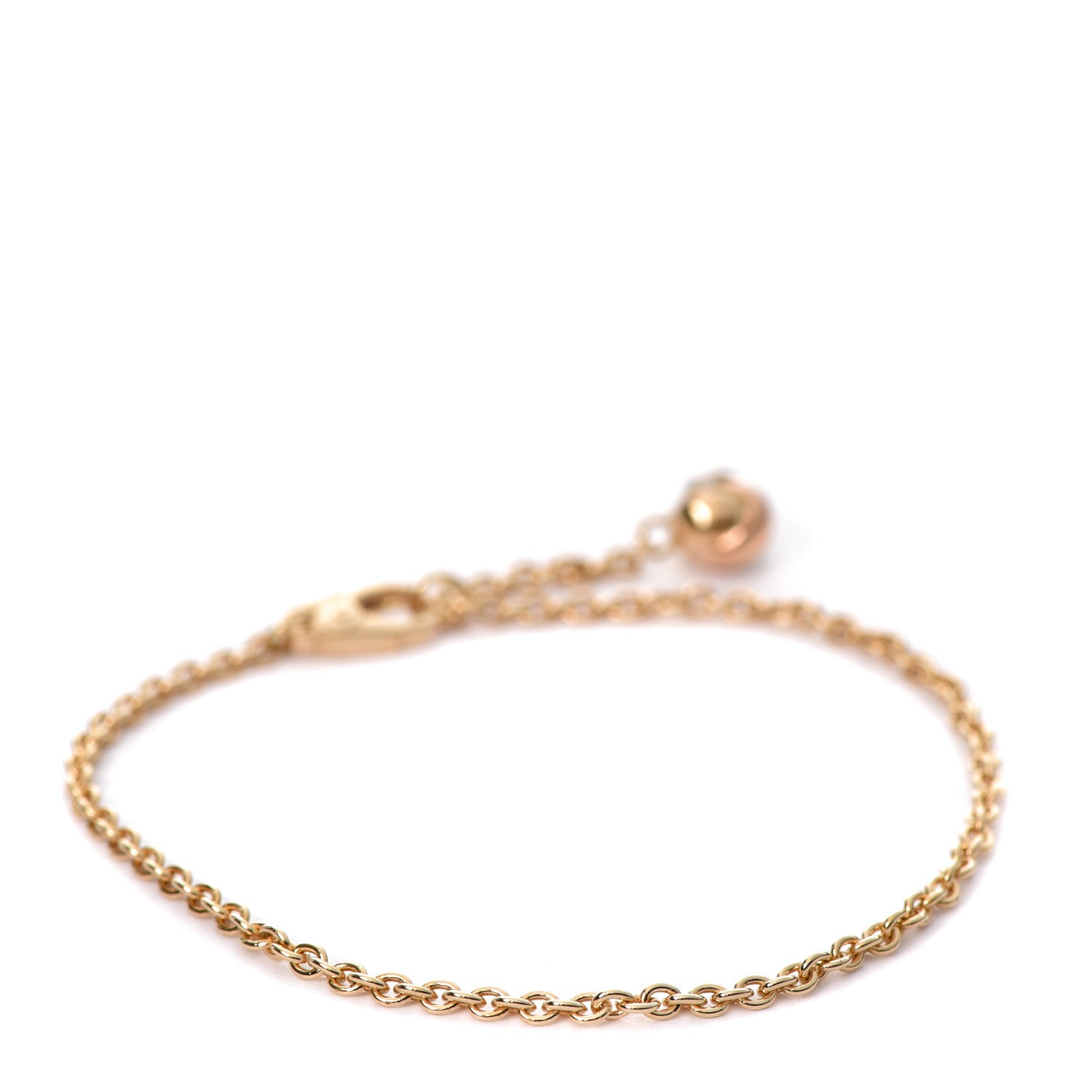 Cartier 18K Yellow White Pink Gold Trinity Ball Bracelet 4 of 5
