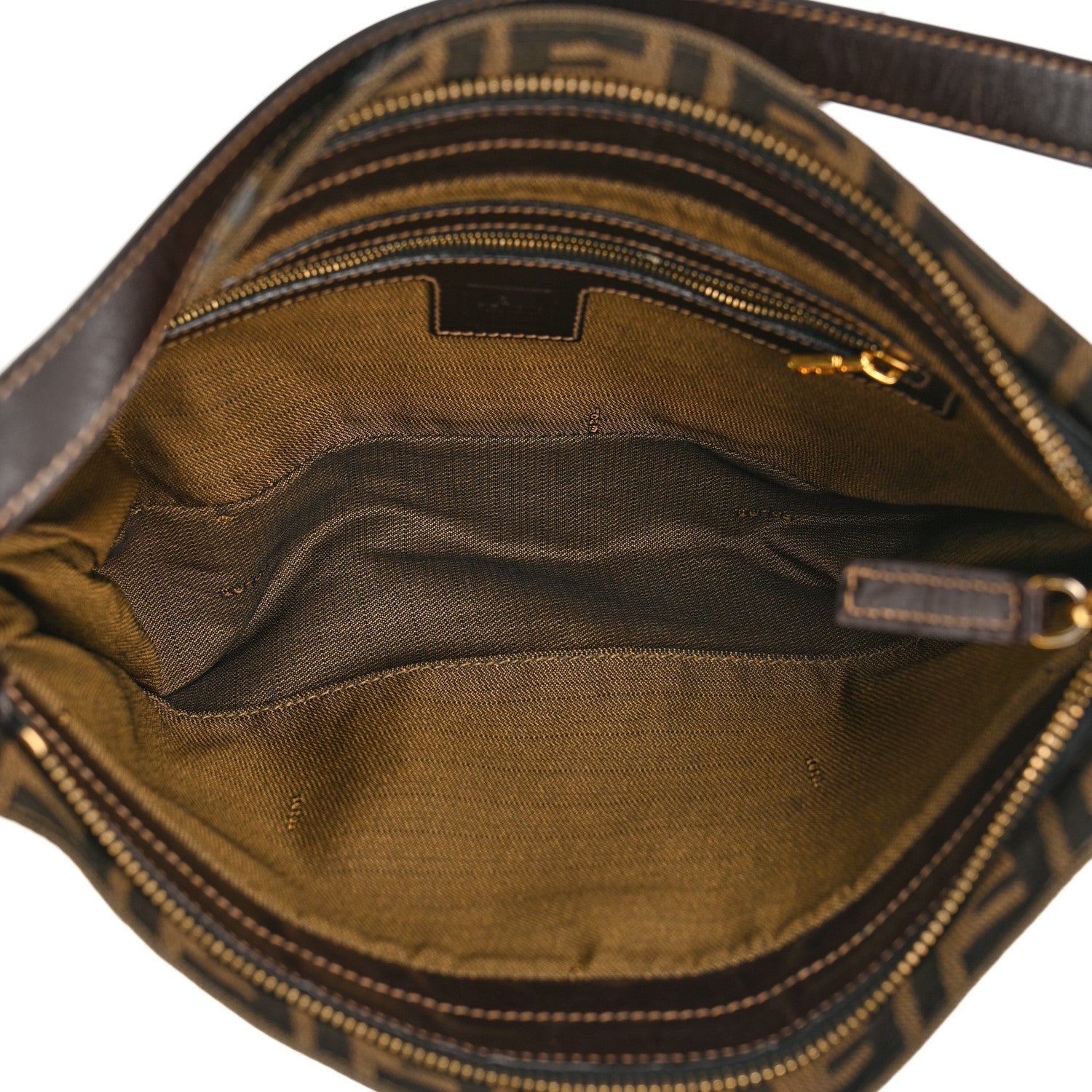Fendi Zucca Shoulder Bag Tobacco 4 of 12