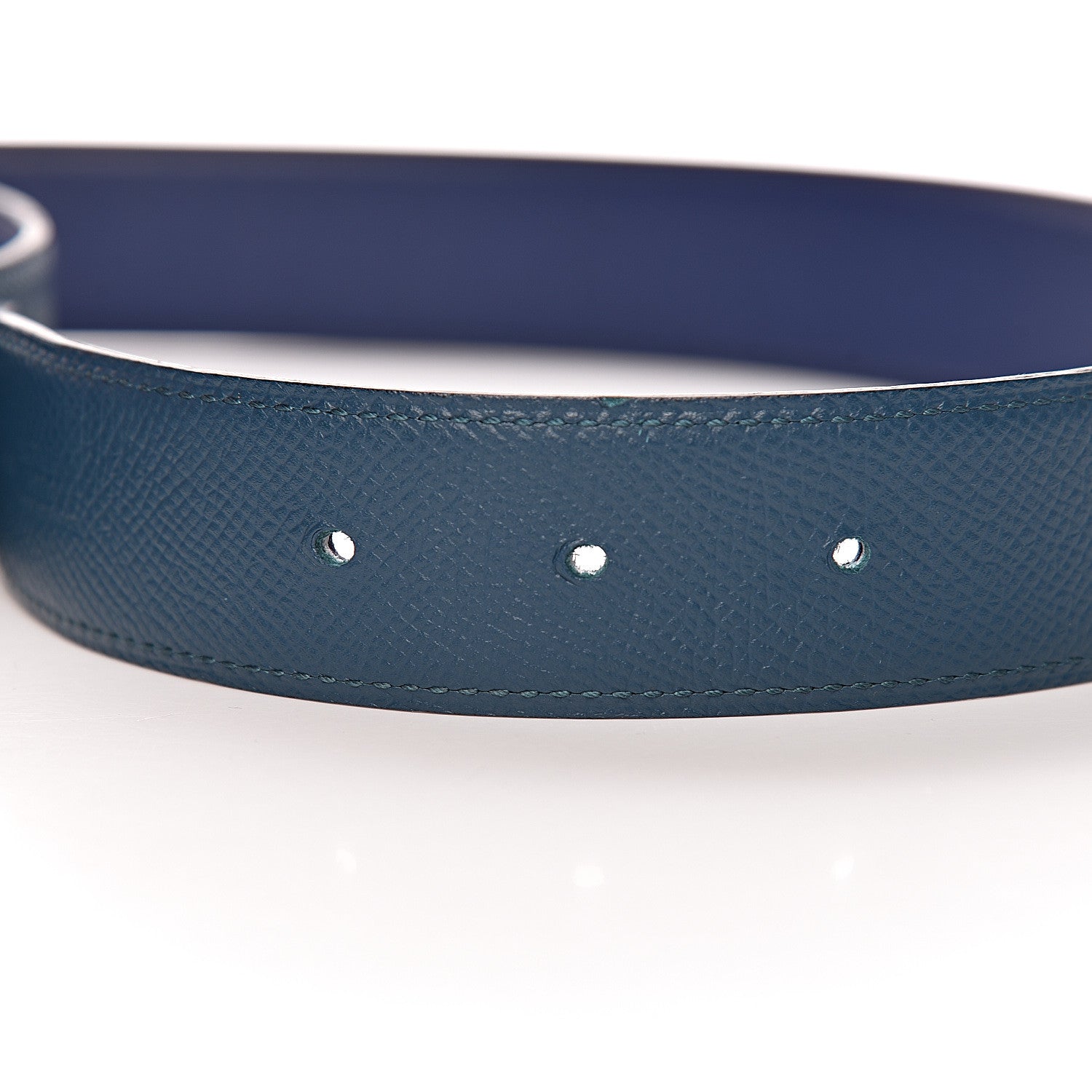 Hermes Epsom Swift H Belt 90 Colvert Bleu Saphir 4 of 11