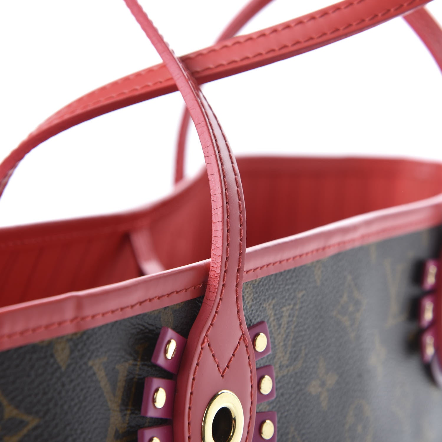 Louis Vuitton Monogram Totem Neo Neverfull MM Flamingo 9 of 12