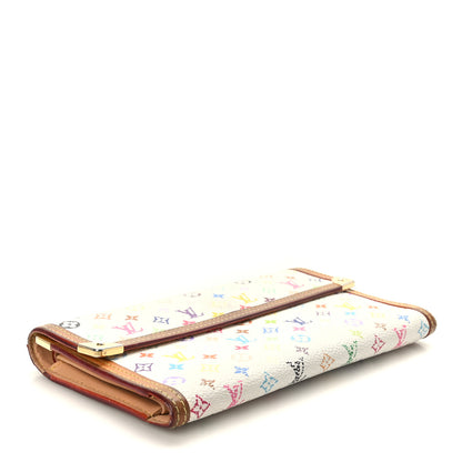 Louis Vuitton Monogram Multicolor Porte Tresor International Wallet White 4 of 8