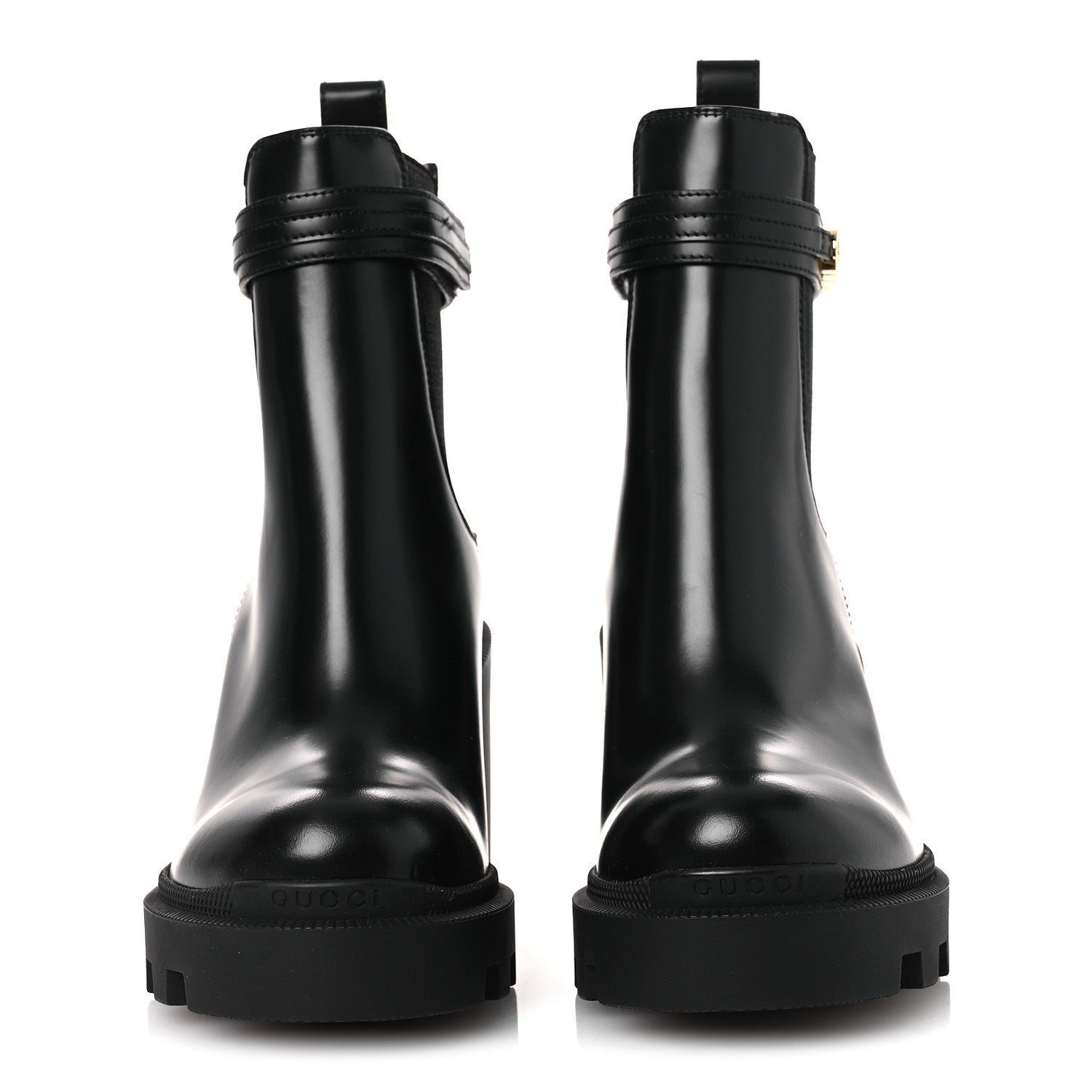 Gucci Magnum Calfskin Logo Ankle Boots 36 Black 1894189 – FASHIONPHILE