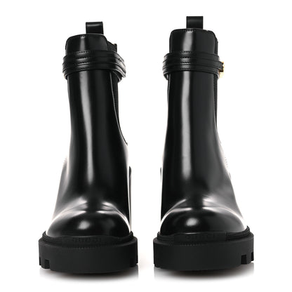 Gucci Magnum Calfskin Logo Ankle Boots 36 Black 3 of 12