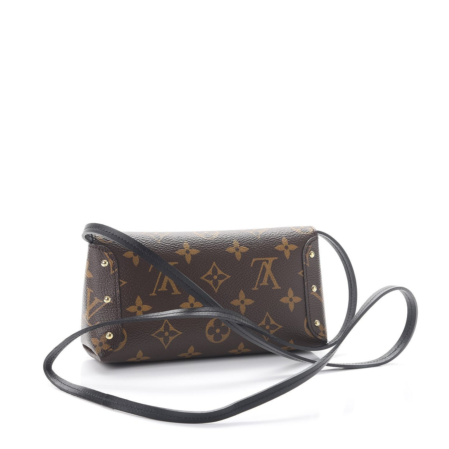 Monogram Triangle Chain Wallet Black