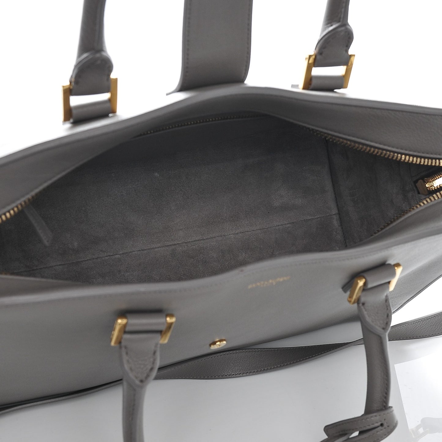 Calfskin Medium Monogram Cabas Grey