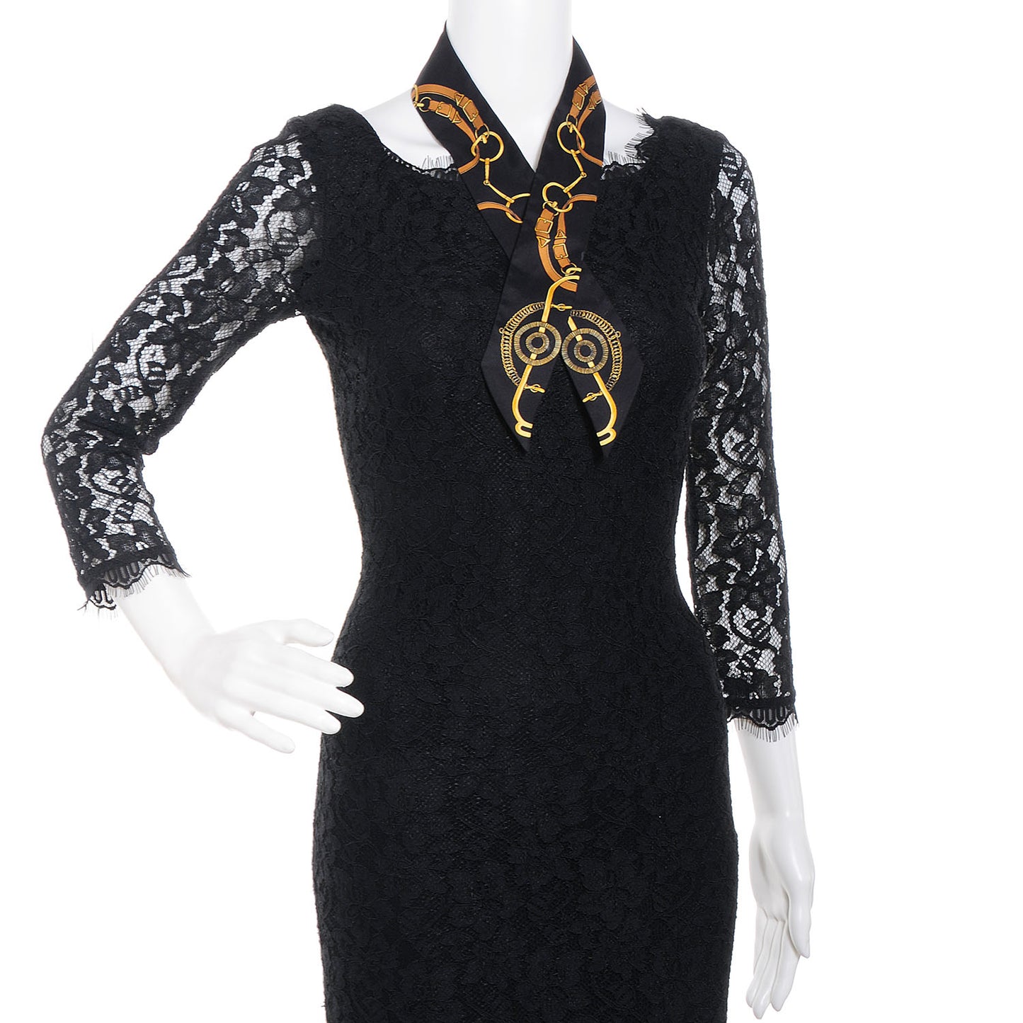 Silk Eperon D'Or Twilly Black