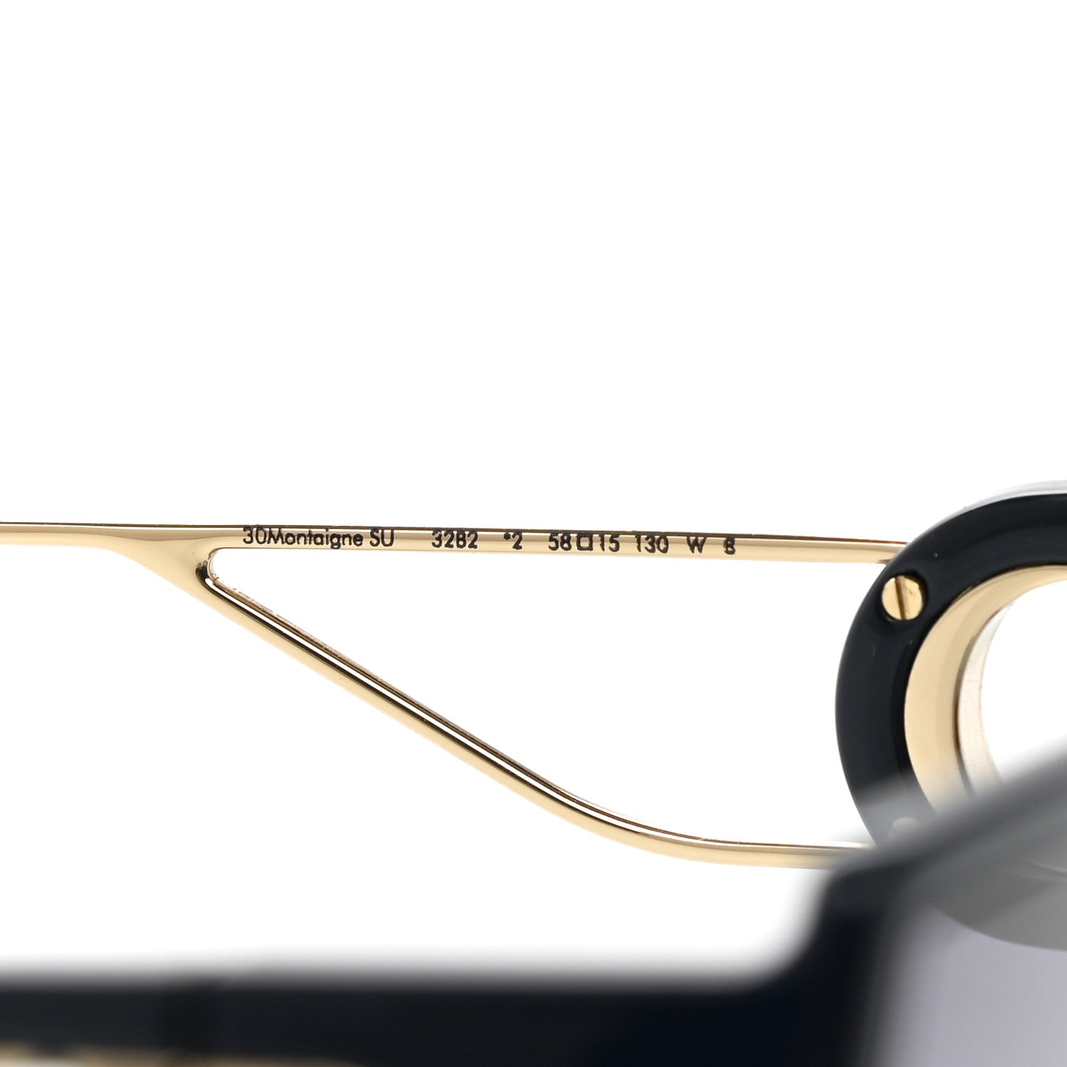 Christian Dior Square 30 Montaigne Sunglasses Black 7 of 9