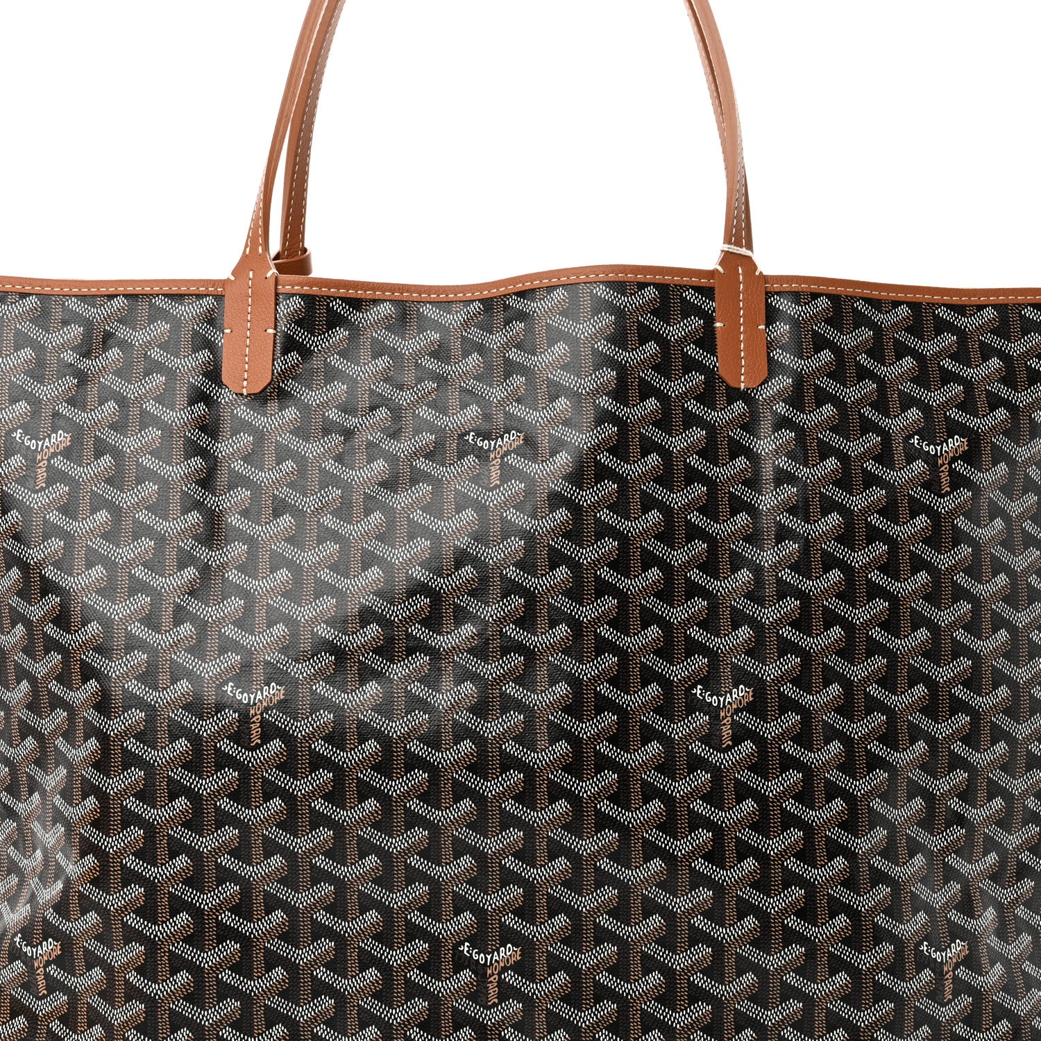 Goyard Goyardine Saint Louis GM Black Gold 9 of 11
