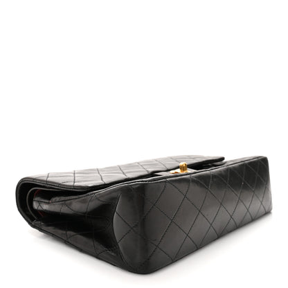 Chanel Lambskin Quilted Medium Double Flap Black 3 of 13