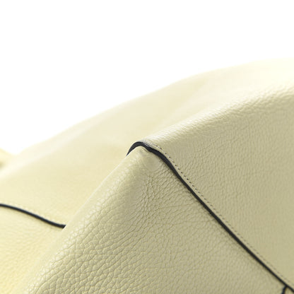 Celine Grained Calfskin Medium Horizontal Cabas Phantom Yellow 10 of 10
