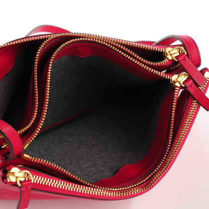 Celine Lambskin Large Trio Crossbody Bag Fuchsia 8 of 8
